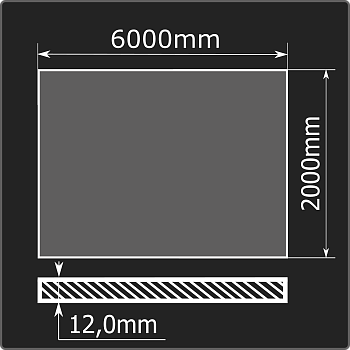 Лист горячекатаный 12*2000*6000 ст.3сп ММК ГОСТ 14637-89