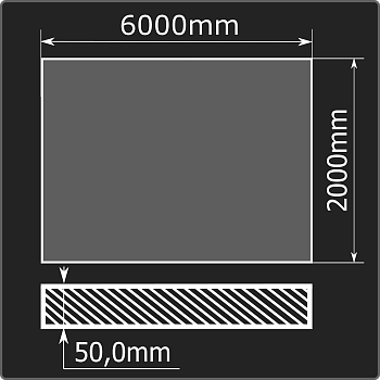 Лист горячекатаный 50*2000*6000 ст.3сп ГОСТ 14637-89