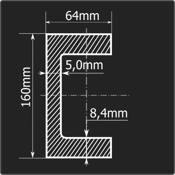 Швеллер 16П ст.3пс 12м ГОСТ 535-2005/ГОСТ 8240-97 Швеллер 16П ст.3пс 12м ГОСТ 535-2005/ГОСТ 8240-97
