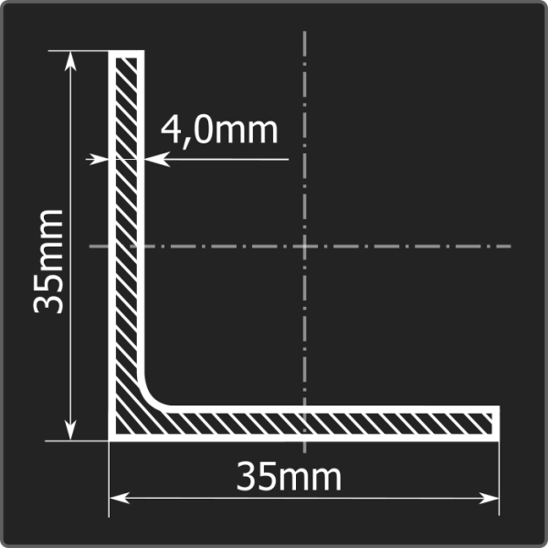Угол 35*35*4,0 ст.3сп 6м ГОСТ 535-2005/ГОСТ 8509-93 Угол 35*35*4,0 ст.3сп 6м ГОСТ 535-2005/ГОСТ 8509-93